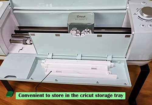 Extension Tray Compatible with Cricut Maker 4 / Maker3 / Maker and Explore Air 4 / Air 3 / Air 2 / Air, Cutting Mat Extender Support for Maker and Explore Air Series (White)