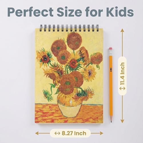 Artists Sketch Book for Kids, 8.5 x 11.5 Inch, 3PCS