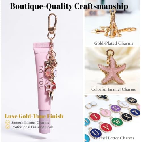 460PCS Keychain Kit, Rich Enamel Themes, Greeting Cards Included, Beginner