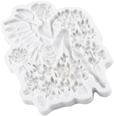 3D Flower Fairy Polymer Clay Molds Butterfly Fairy Silicone Mold
