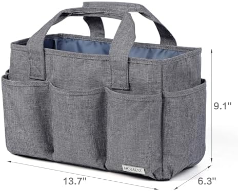 HOMEST Craft Organizer Tote Bag with Multiple Pockets