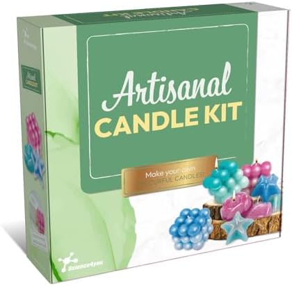 Science4you Artisanal Candle Making Kit for Adults - Make Your Own Candles with Craft Kit, Make 3 Different Scented Candles, Craft Kits for Adults, Craft Gifts for Women & Mans