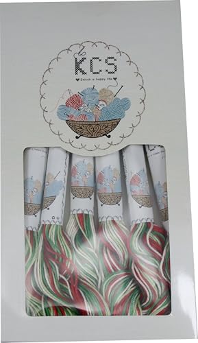 KCS Big skeins of 25 Meters Size 25 Color Variegated Cross Stitch Stranded Threads,6 skeins,4520