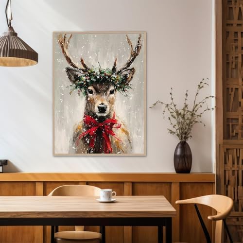 Benjenes Christmas Diamond Art Kit for Adults – Deer Design