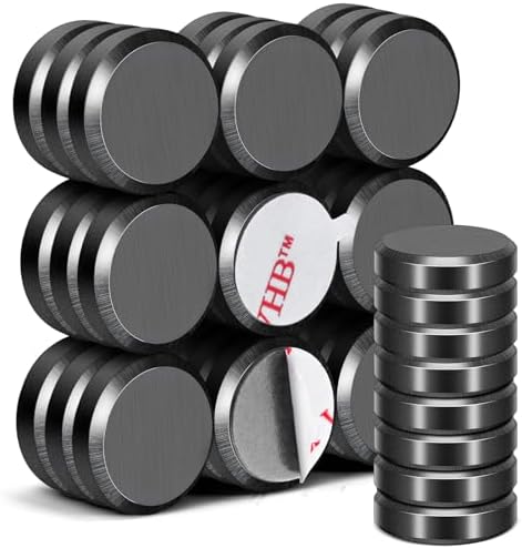 DIYMAG Strong Adhesive Magnets,35pcs 0.98x0.2in Fridge Refrigerator Magnet