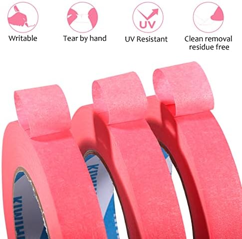 Pink Painters Tape,1 inch x 60 Yards