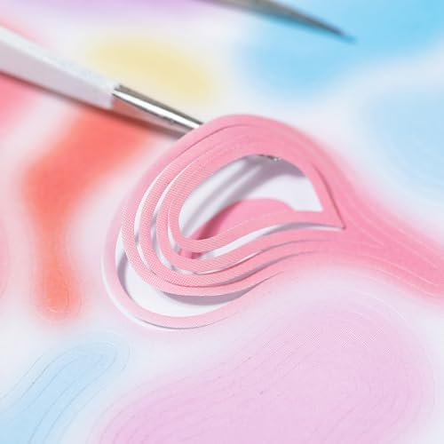 PRSTINCOL Cute Sticker Book, 30 Sheets Journaling and Scrapbooking Stickers, Letter and Decorative Self-Adhesive Stickers for Happy Planner, Scrapbook (Light Pink)