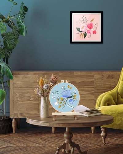 TINDTOP Embroidery Kit for Adult, Flower Embroidery Kit for Beginners