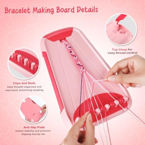 CEUCAL Bracelet Making Kit for Girls 8-12 - Friendship Bracelet Kit