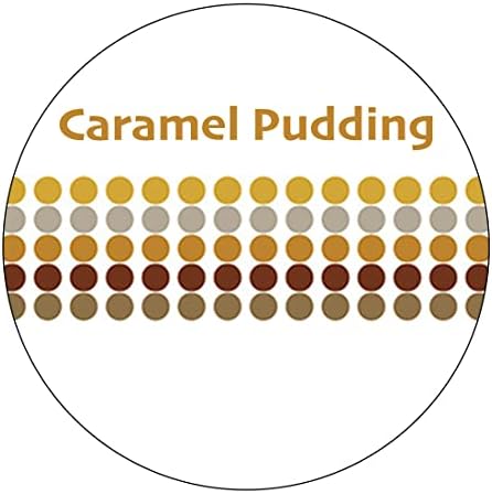 YUBBAEX Morandi 5/16" Dot Washi Tape Round Stickers 1250 Dots Stickers for Bullet Journal Planner Scrapbooking 2 3/8" x 10‘ (Caramel Pudding)