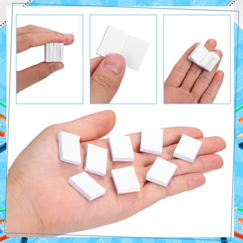 300 Pcs Mini Dollhouse Books 1:12 Scale White Blank Bookshelf