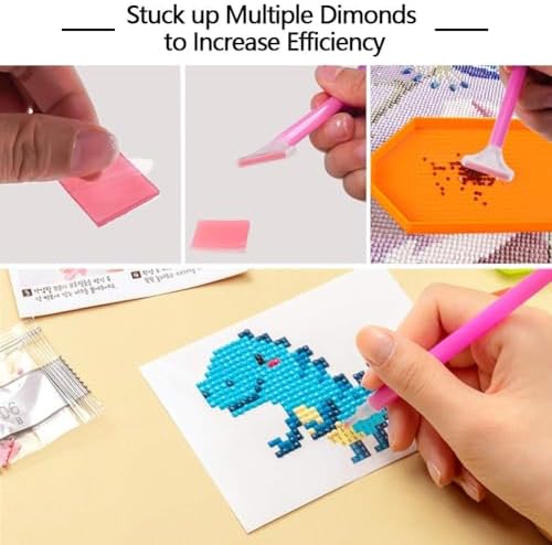 WeLiu 5D Diamond Painting Accessories Diamond Painting Tools Drill Pen Grip and Diamond Painting Trays (Pack of 2)