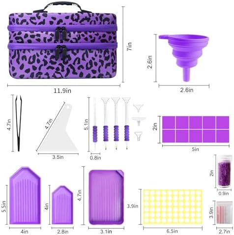 ZORETCO Diamond Art Storage - 240 Containers Diamond Art Kits for Adults