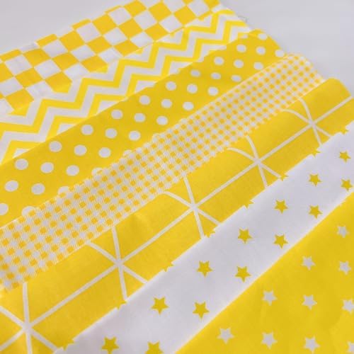Cotton Fabric DIY Making Supplies Quilting Patchwork Fabric Fat Quarter Bundles DIY for Quilting Cotton Patchwork Cushions (Crown Bear, 20" x 20")