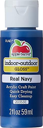 Apple Barrel Gloss Acrylic Paint in Assorted Colors (2-Ounce), 20353 Real Navy