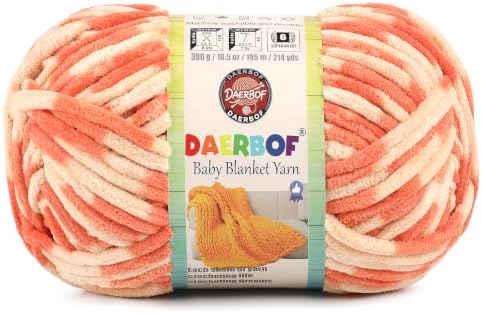 6 Super Bulky Blanket Yarn for Crocheting - Chunky Chenille Variegated Yarn