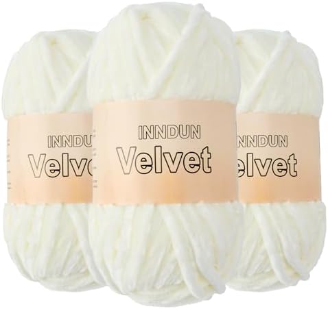 Soft Velvet Chenille Yarn for Crocheting, Super Bulky Yarn for Blankets