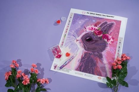 DIAMOND ART CLUB Fairy Bunny Diamond Art Kits for Adults