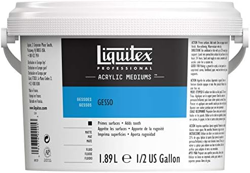 Liquitex Professional Gesso Surface Prep Medium, 1.89L (64-oz), White
