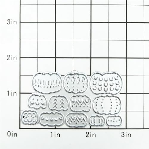 Halloween Pumpkin Metal Cutting Dies for Card Making