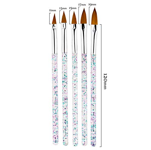 Artdone 31pcs Nail Art Brushes Tools Set Dotting Tools for Gel Polish | Dust Brush,Striping Brushes for Long Lines, Drawing Pen Design supply