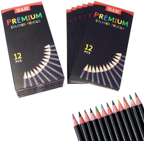 S & E TEACHER'S EDITION Colored Pencils, 144Pcs