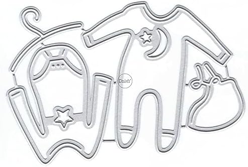 Baby Clothes Suit Metal Cutting Dies for Card Making