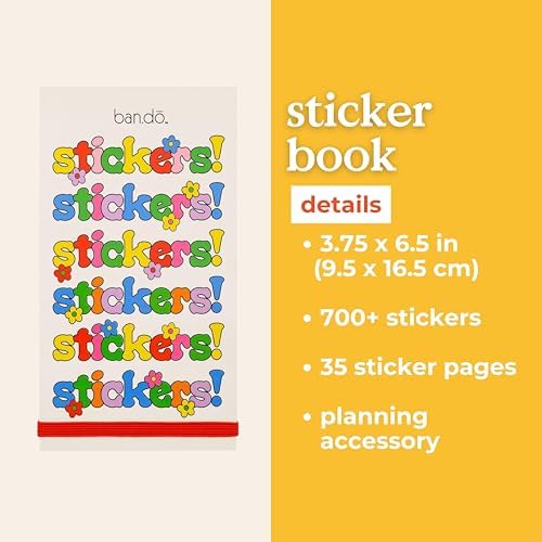 ban.do Aesthetic Planner Sticker Book, Issue 9
