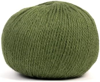 100% Baby Alpaca Yarn for Knitting & Crocheting - Set of 2 Skeins of Premium Yarn DK - Lightweight, Hypoallergenic & Thermal Peru Made - Ideal for Delicate Projects (GR339 - Olive Greeen)