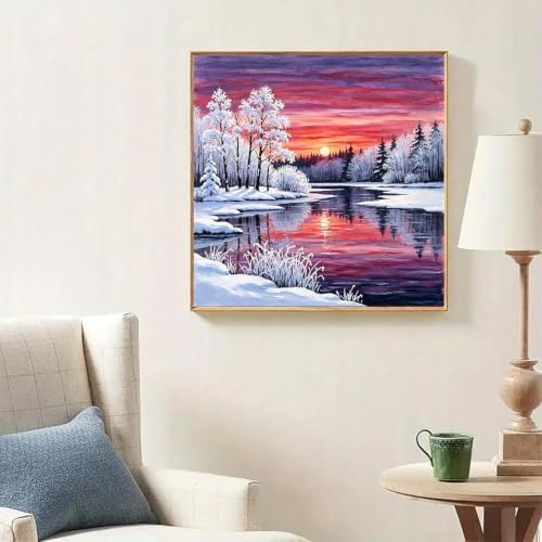 Lophomie Diamond Art Kits for Adults, 5D Diamond Painting Kits 14x14 in