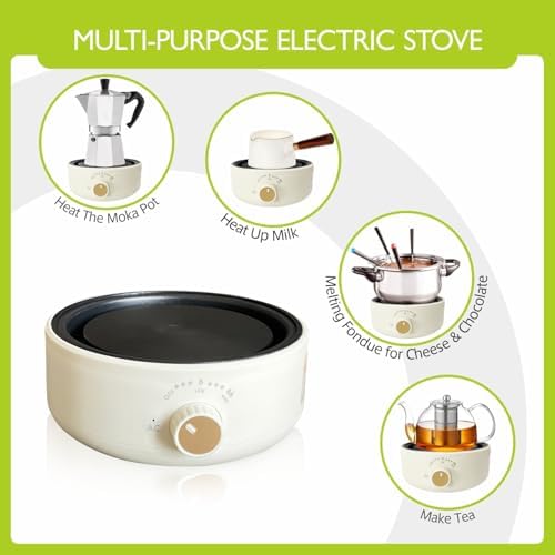 PICASORT Candle Making Supplies - Candle Making kit with Hot Plate,Wax Melting Pot,Thermometer,Stirring Spoon,Candle Wick Etc, DIY Kits for Beginners