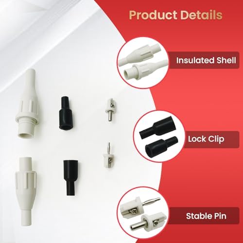 MCWlaser Set of 2 High Voltage Wire Connector Between CO2 Power Supply and CO2 Laser Tube for Laser Cutting Machine high Voltage Head