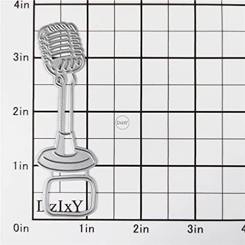 Small Microphones Mics Metal Cutting Dies for Card Making