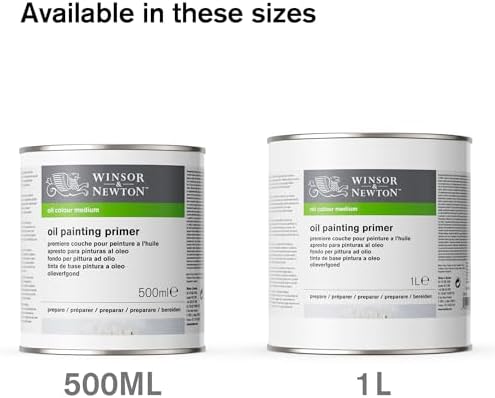 Winsor & Newton Oil Painting Primer, 500ml (16.9-oz) Tin