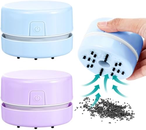 Honoson 2 Pcs Diamond Painting Tool Cleaner for Diamonds, Blue, Purple