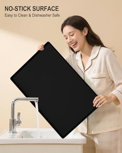 Silicone Art Mat for Crafts, 16" x 24" Waterproof Non-Slip Painting Mat