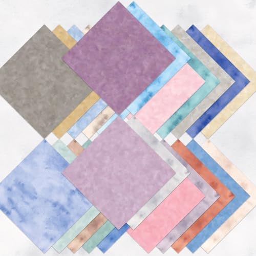 Colorful Scrapbook Paper, 24 Sheets 6 x 6 Inch Scrapbooking Supplies,Single-Sided Boho Tone Decorative Paper for Junk Journals Greeting Cards Photo Album Decoration