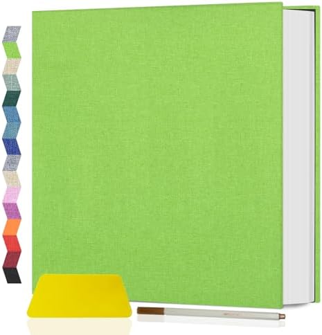 Popotop Photo Album Self Adhesive Scrapbook Album for 4x6 5x7 8x10 Pictures DIY Photo Book as Scrapbooking Supplies Kits, Birthday Gifts for Women Mom Wedding Baby Family Travel