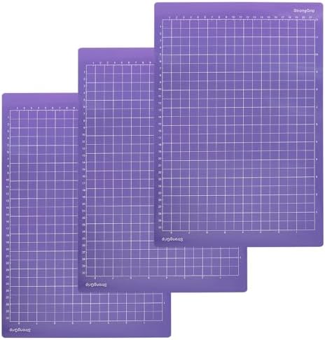 BokWin Cutting Mat for Cricut Joy Xtra, Purple, 12x8.5 Inch, 3-Pack