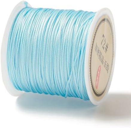 Elecrelive 43Yards Cyan Nylon String Bracelets String Nylon Beading Thread