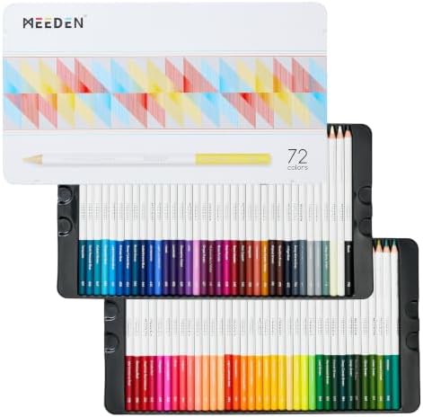 MEEDEN Artist Colored Pencil Set: 72 Oil Based Drawing Pencils For Adults