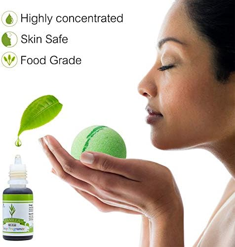 18 Soap Making Scent - Liquid Soap Fragrance Oils Set for DIY Bath Bomb, Soap Making Supplies, Slime - Concentrated Food Grade Soap Flavoring Bath Bomb Scents for Cosmetic, Crafts - 10ml/0.35oz Each