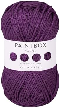 Paintbox Yarns 100% Cotton Aran Yarn 1.76oz / 50g, 93yds / 85m