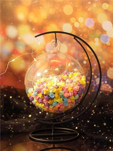 1080 Sheets Origami Star Paper 6 Macaron Color Strips Double Sided Lucky Star Decoration Folding Paper for DIY Hand Art Supplies (macaron-1080 sheets)