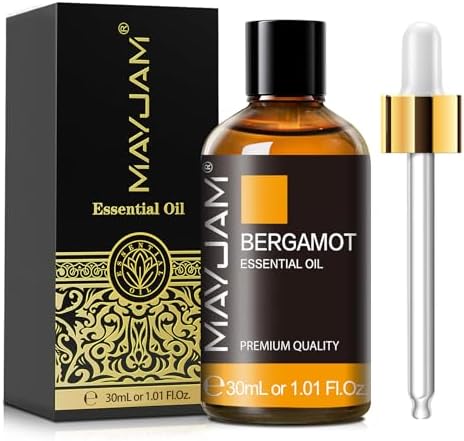 MAYJAM Bergamot Essential Oil for Diffuser Soap Candle Making, 1.01fl.oz