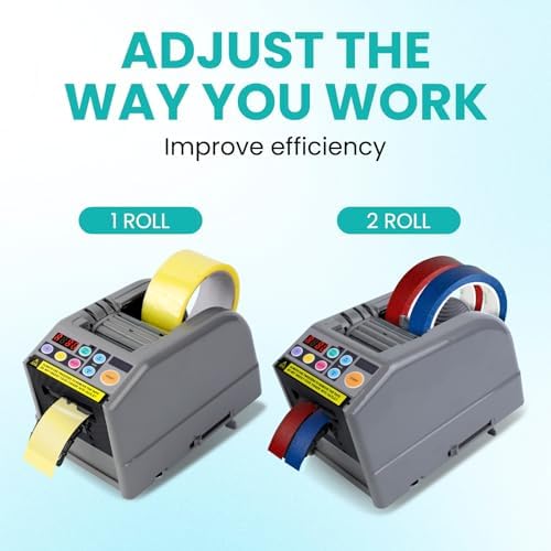Ribbon Cutting Machine, Advanced 999mm Cut Length, Perfect for Shipping, Gift Wrapping, Schools, Restaurants, Businesses, & Home Use, Black