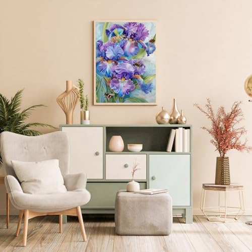 Flower Paint by Numbers Kit for Adults Paint by Number for Adult Beginner