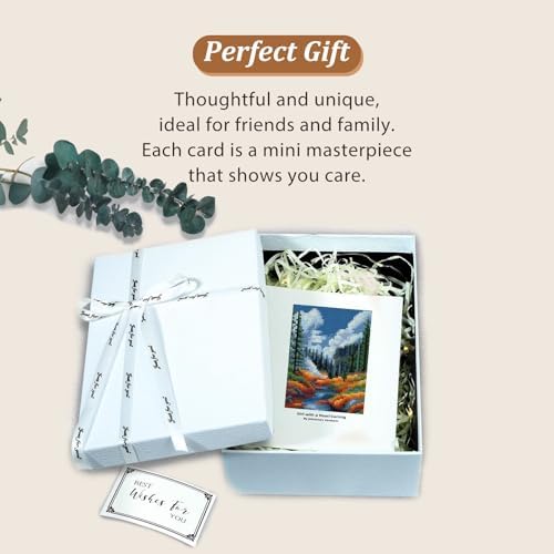 National Park Small Diamond Art Kits for Adults, 12 Pcs , 6.7x8.3 Inch