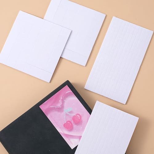 Joez Wonderful 4 Sheets Foam Adhesive Squares, 0.63in & 0.24in, White