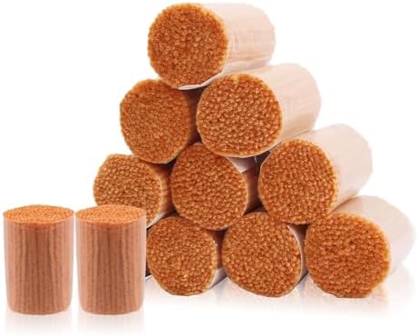 AKZYTUE 12 Rolls Latch Hook Yarn, Precut Rug Yarn for Latch Hook Kits, Crochet Yarn Bundles for Latch Hook Rug Making, DIY Tapestry Crafts for Adults & Beginners,Antique Gold